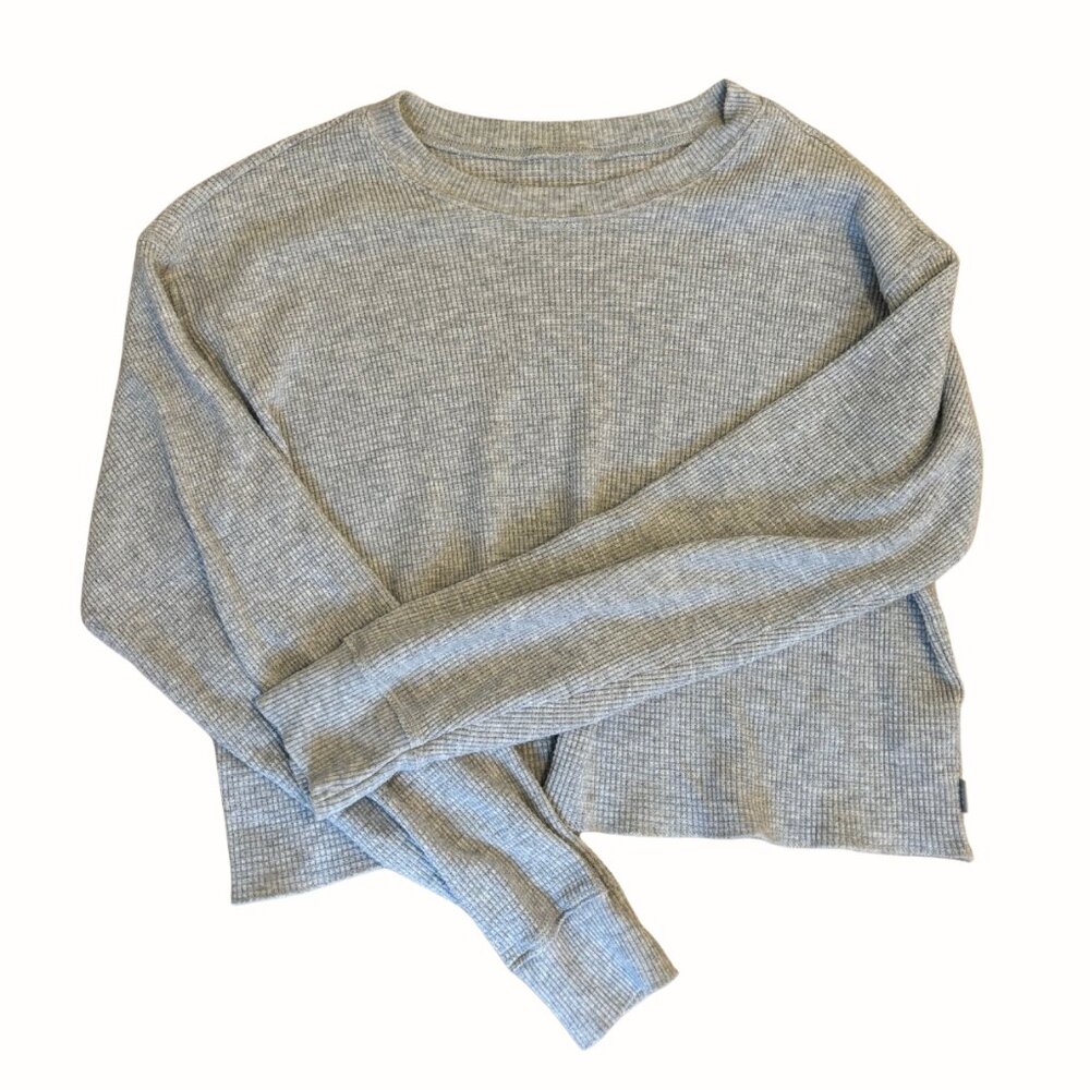 Vintage Tna grey waffle long sleeve